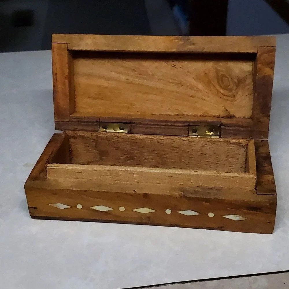 Handmade wooden trinket